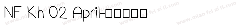 NF Kh 02 April字体转换